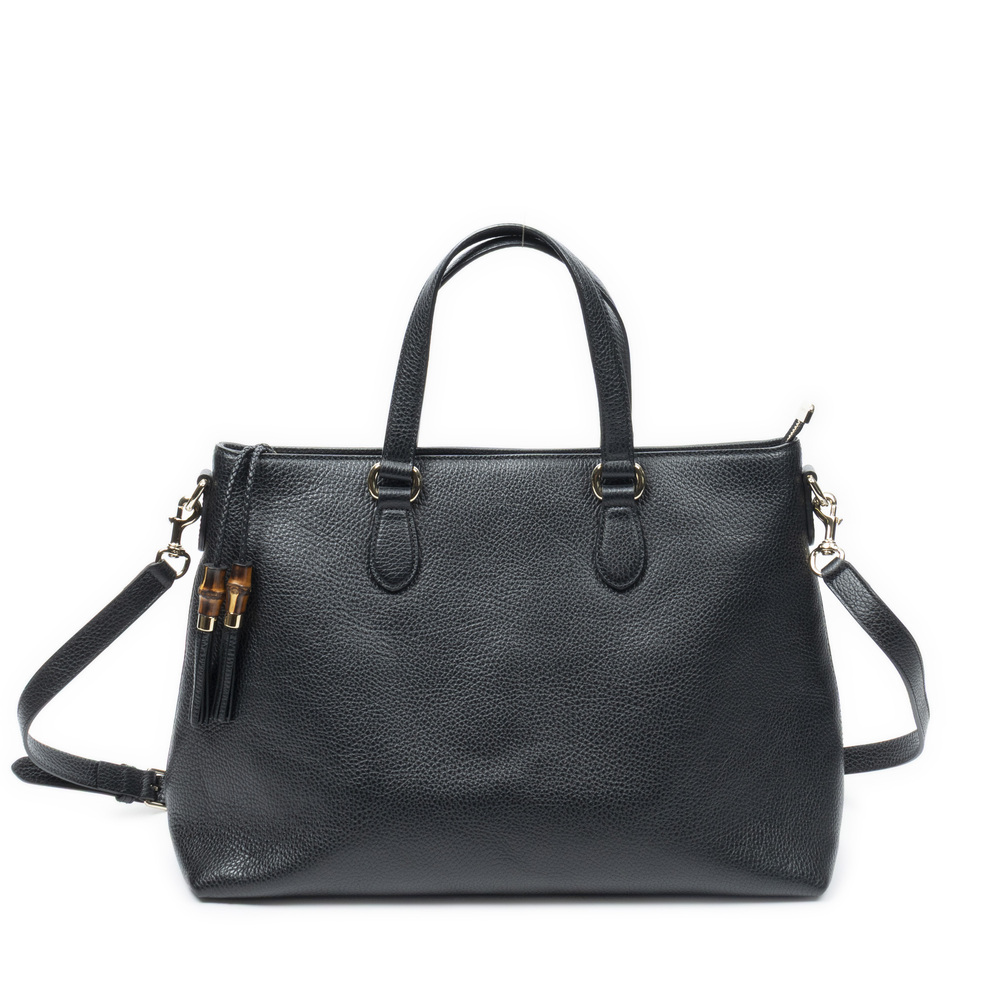 Gucci Bamboo Tassel Zip Tote